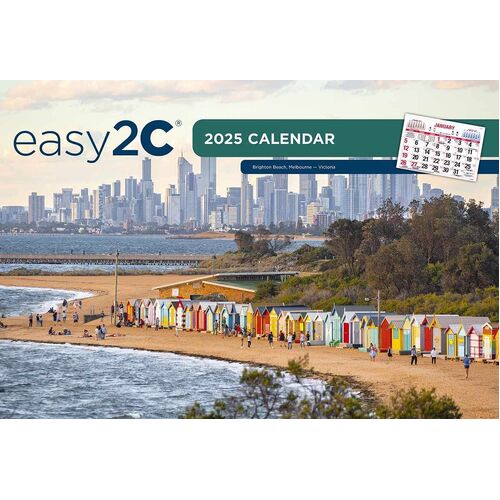 2025 Calendar easy2C Magnet, EsE-2c Easy To See 4278