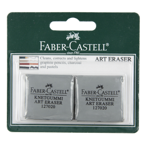 Faber-Castell - Kneadable Art Eraser Pack of 2