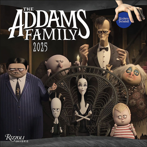 2025 Calendar The Addams Family Square Wall Andrews McMeel AM45172