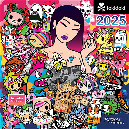 2025 Calendar tokidoki Square Wall Andrews McMeel AM45264