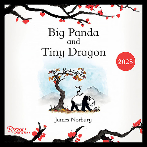 2025 Calendar Big Panda and Tiny Dragon Square Wall Andrews McMeel AM45288