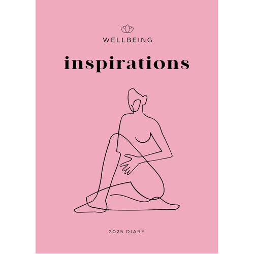 2025 Diary Wellbeing Inspirations Week to View by Paper Pocket