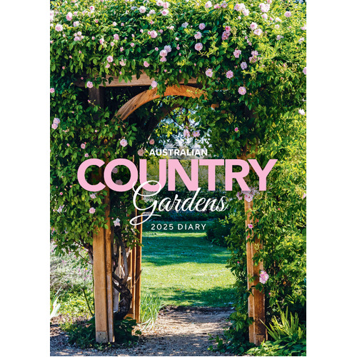 2025 Diary Australian Country Gardens Week to View by Paper Pocket