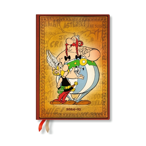 2025 18-Month Diary Paperblanks Asterix & Obelix Hardcover Midi Week-At-A-Time Horizontal