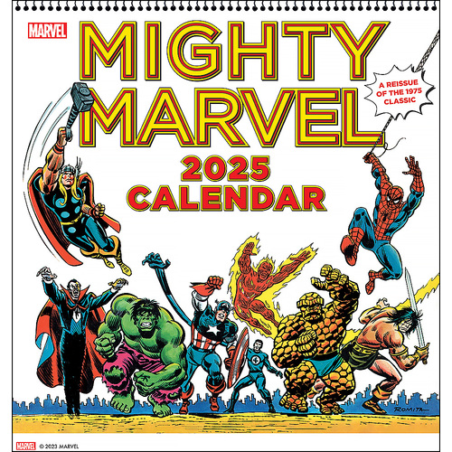 2025 Calendar Mighty Marvel Square Wall Andrews McMeel AM74300