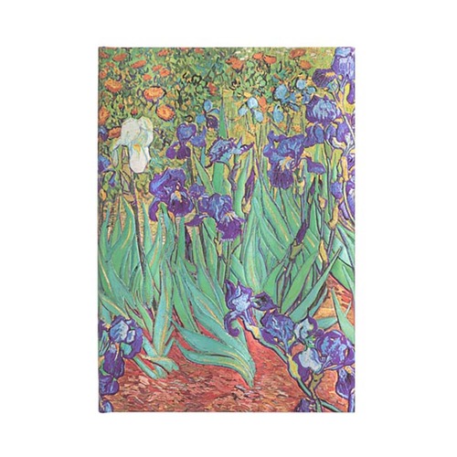 Paperblanks Journal Van Gogh's Irises Midi Hardcover Lined