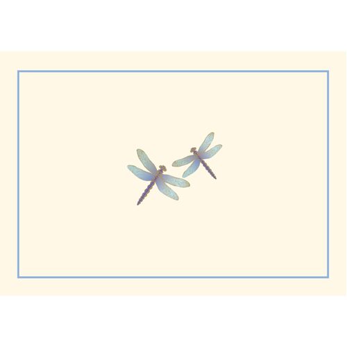 Peter Pauper Press Boxed Blank Note Cards - Blue Dragonflies 310293