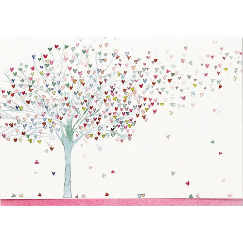 Peter Pauper Press Boxed Blank Note Cards - Tree of Hearts 324603