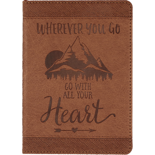 Peter Pauper Press Journal Artisan Small Wherever You Go Go With All Your Heart 328984