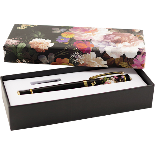 Peter Pauper Press Fountain Pen Midnight Floral 335579