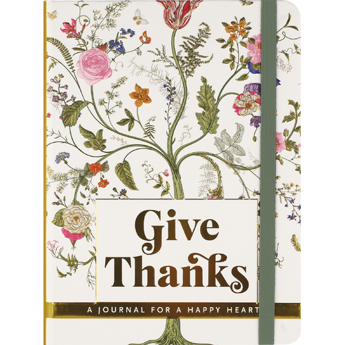 Peter Pauper Press Interactive Journal Give Thanks: A Journal for a Happy Heart 338488