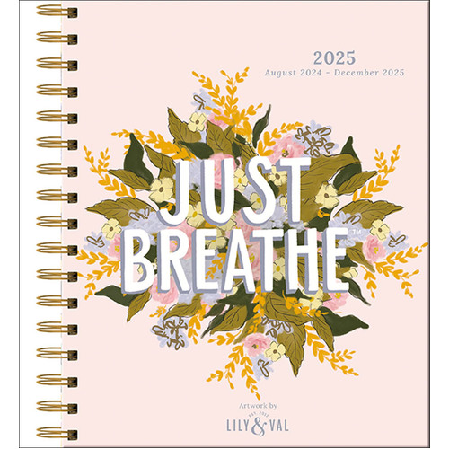 2025 Planner Plan-It Just Breathe Wells St. by Lang L34858