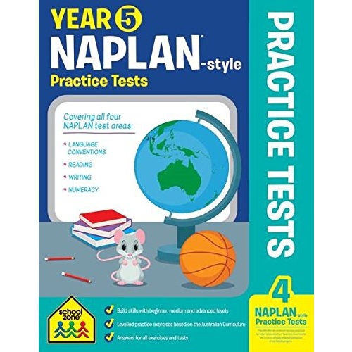 School Zone Year 5 Naplan Style Practice Tests New Free Postage