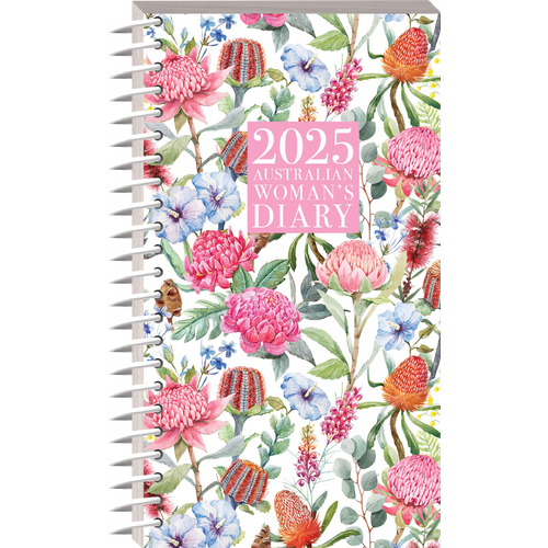 2025 Diary Australian Women's Diary Slim Week to View Hinkler