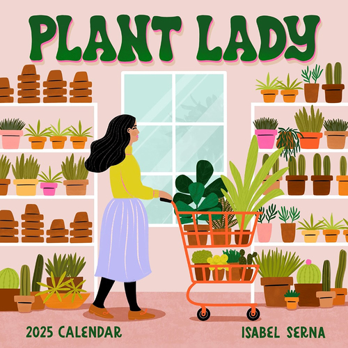 2025 Calendar Plant Lady Square Wall Workman Publishing