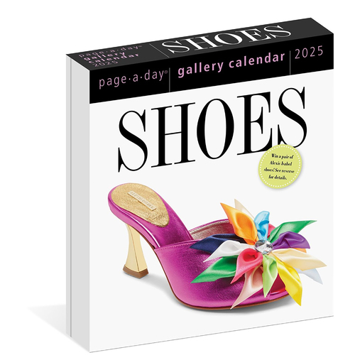 2025 Calendar Shoes Page-A-Day Gallery Boxed Workman Publishing