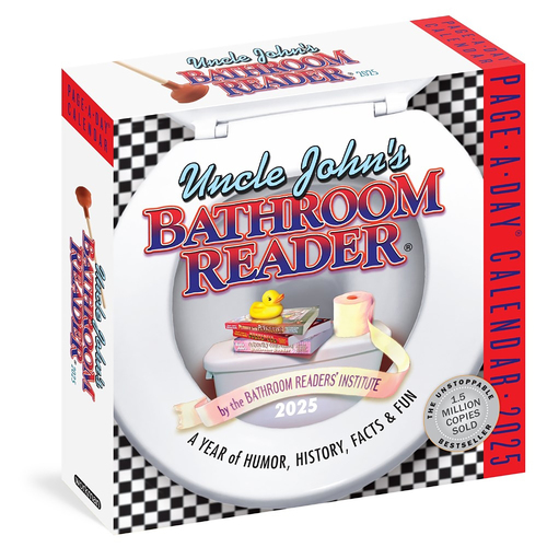 2025 Calendar Uncle John's Bathroom Reader Page-A-Day Boxed Workman Publishing