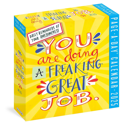 2025 Calendar You Are Doing a Freaking Great Job Page-A-Day Boxed Workman Publishing