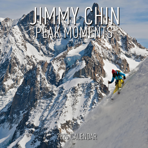 2025 Calendar Jimmy Chin Peak Moments Square Wall Workman Publishing