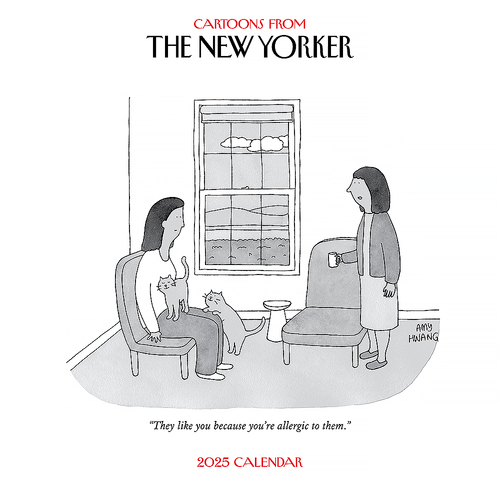 2025 Calendar Cartoons from The New Yorker Square Wall Andrews McMeel AM87001