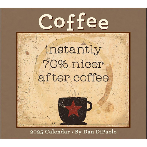 2025 Calendar Coffee Deluxe Wall Andrews McMeel AM87032