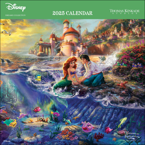 2025 Calendar Thomas Kinkade Disney Dreams Collection Mini Wall Andrews McMeel AM89081