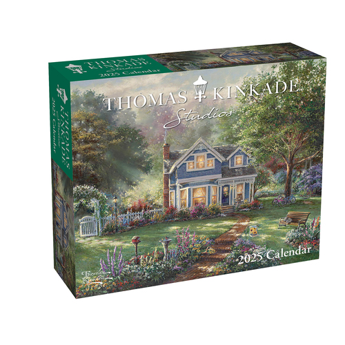 2025 Calendar Thomas Kinkade Studios Day-to-Day Boxed Andrews McMeel AM89166