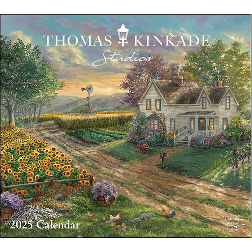 2025 Calendar Thomas Kinkade Studios Deluxe Wall Andrews McMeel AM89173