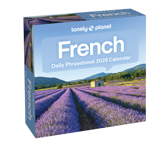 2025 Calendar Lonely Planet French Phrasebook Day-to-Day Boxed Andrews McMeel AM89210