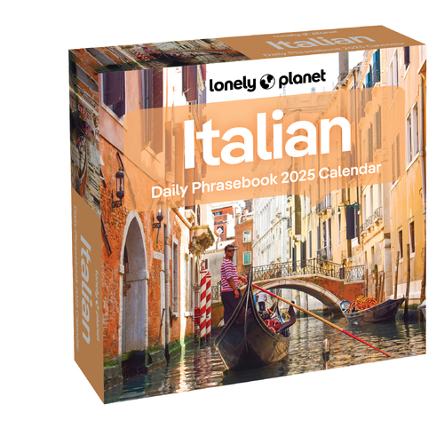 2025 Calendar Lonely Planet Italian Phrasebook Day-to-Day Boxed Andrews McMeel AM89227