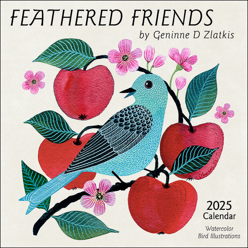 2025 Calendar Feathered Friends Square Wall Andrews McMeel AM90896