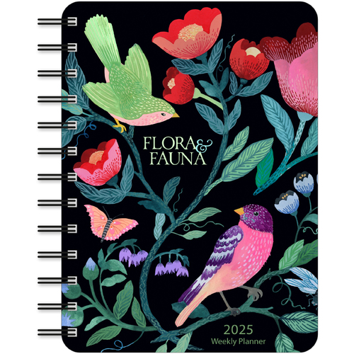 2025 Planner Flora & Fauna by Malin Gyllensvaan Weekly Andrews McMeel AM90919