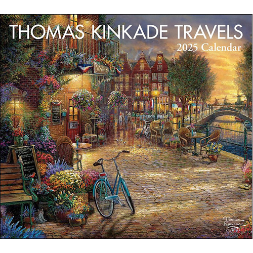 2025 Calendar Thomas Kinkade Travels Deluxe Wall Andrews McMeel AM92807