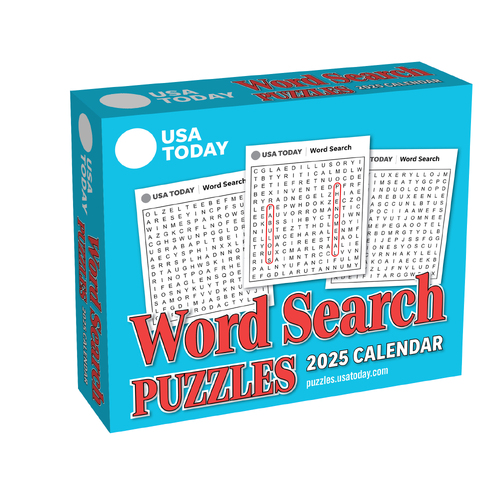 2025 Calendar USA TODAY Word Search Day-to-Day Boxed Andrews McMeel AM93071