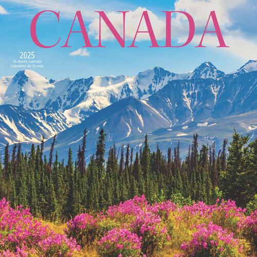 2025 Calendar Canada Square Wall Wyman BT13821