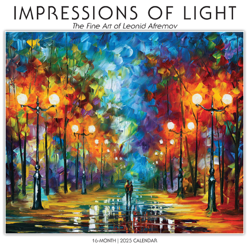 2025 Calendar Impressions of Light 16-Month Square Wall Sellers Publishing S39885