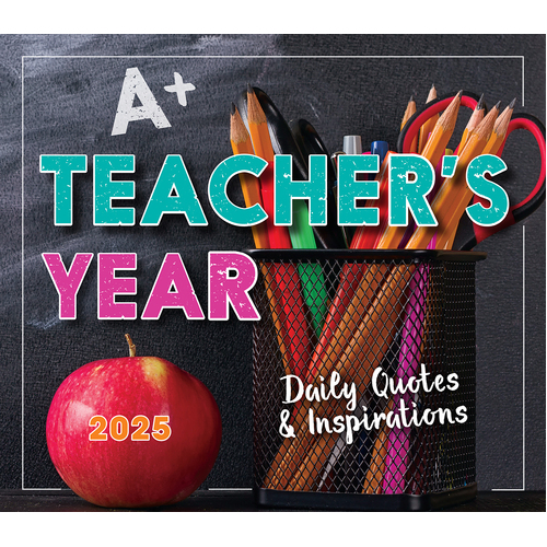 2025 Calendar A Teacher's Year Day-to-Day Boxed Sellers Publishing S40942