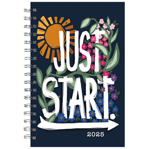 2025 Planner Just Start Goal Getter 16-Month Weekly Sellers Publishing S41215