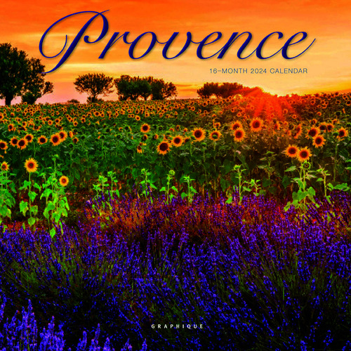 2025 Calendar Provence 16-Month Mini Wall Graphique GF31858