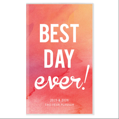 2025-2026 2-Year Planner Best Day Ever Pocket Monthly Graphique GF32480