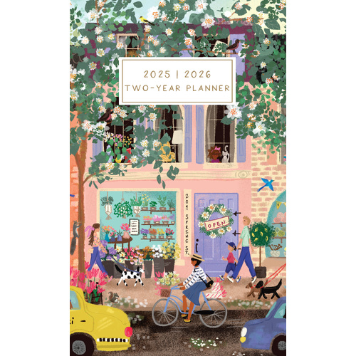 2025-2026 2-Year Planner Joyful Landscapes Pocket Monthly Graphique GF32541