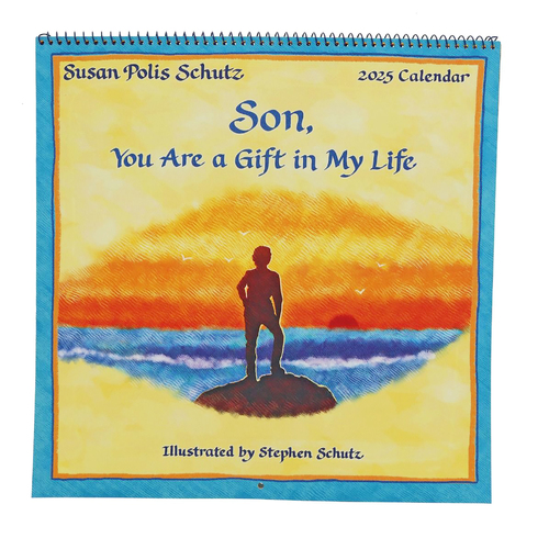 2025 Calendar Son, You are a Gift In My Life Square Wall Blue Mountain Arts CA5118