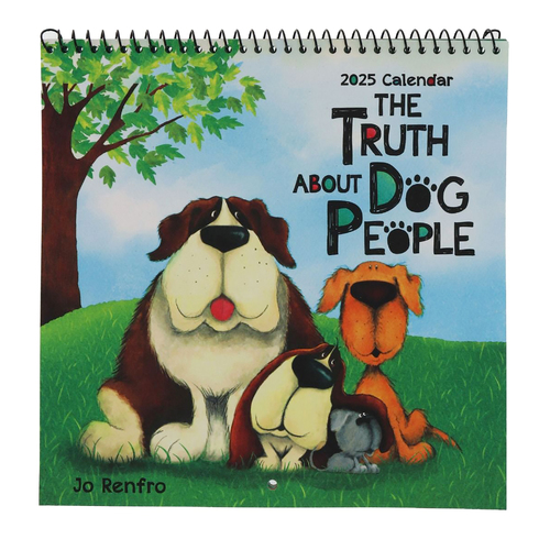 2025 Calendar The Truth About Dog People Mini Wall Blue Mountain Arts CA5187