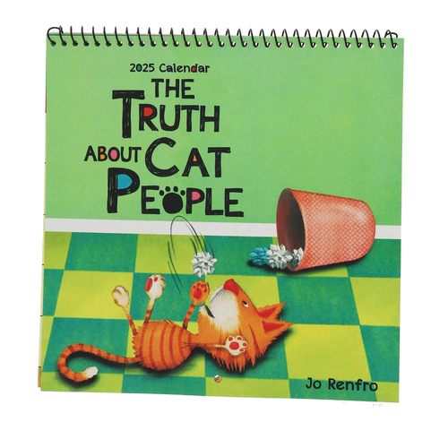 2025 Calendar The Truth About Cat People Mini Wall Blue Mountain Arts CA5200