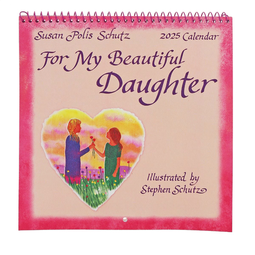 2025 Calendar To My Beautiful Daughter Mini Wall Blue Mountain Arts CA5248