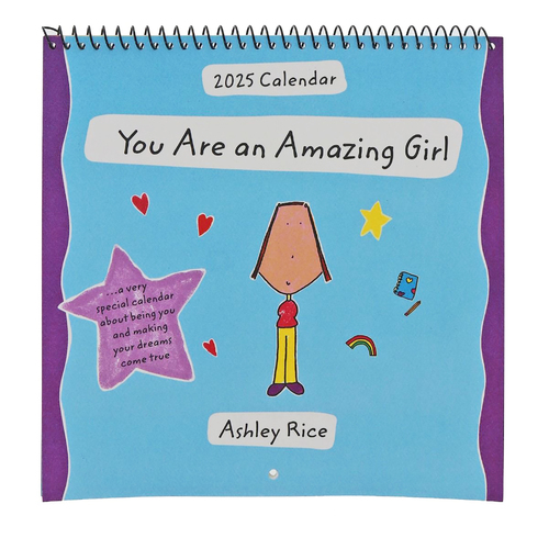 2025 Calendar You Are an Amazing Girl Mini Wall Blue Mountain Arts CA5279