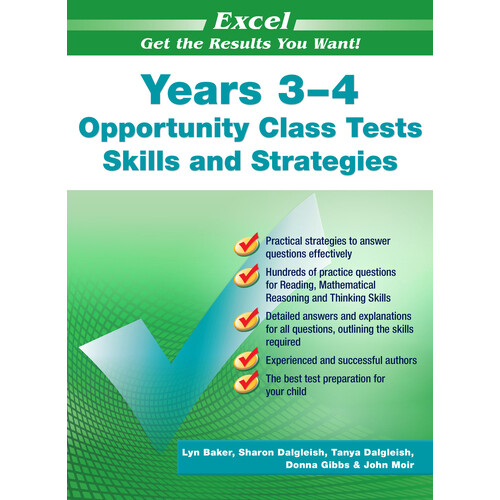 Excel Opportunity Class Tests Skills and Strategies Years 3-4