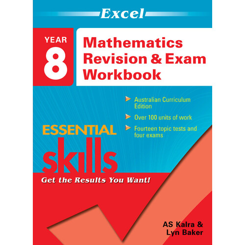 Excel Essential Skills: Mathematics Revision & Exam Workbook Year 8 NEW 2024 Edition