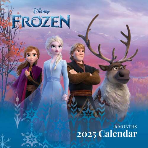 2025 Calendar Disney Frozen 16-Month Square Wall Pyramid I31555