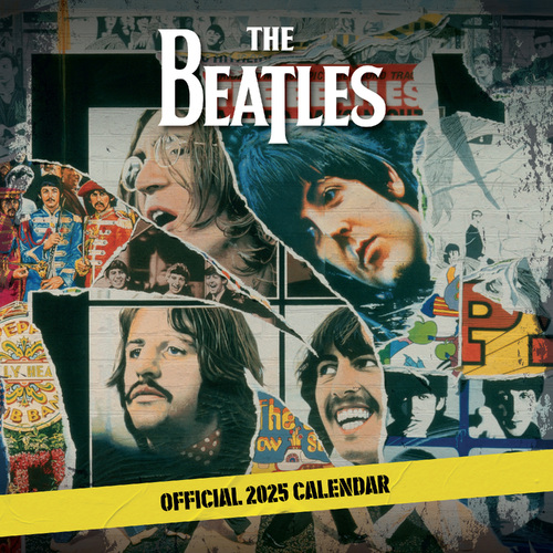 2025 Calendar The Beatles Official Square Wall Danilo D70196